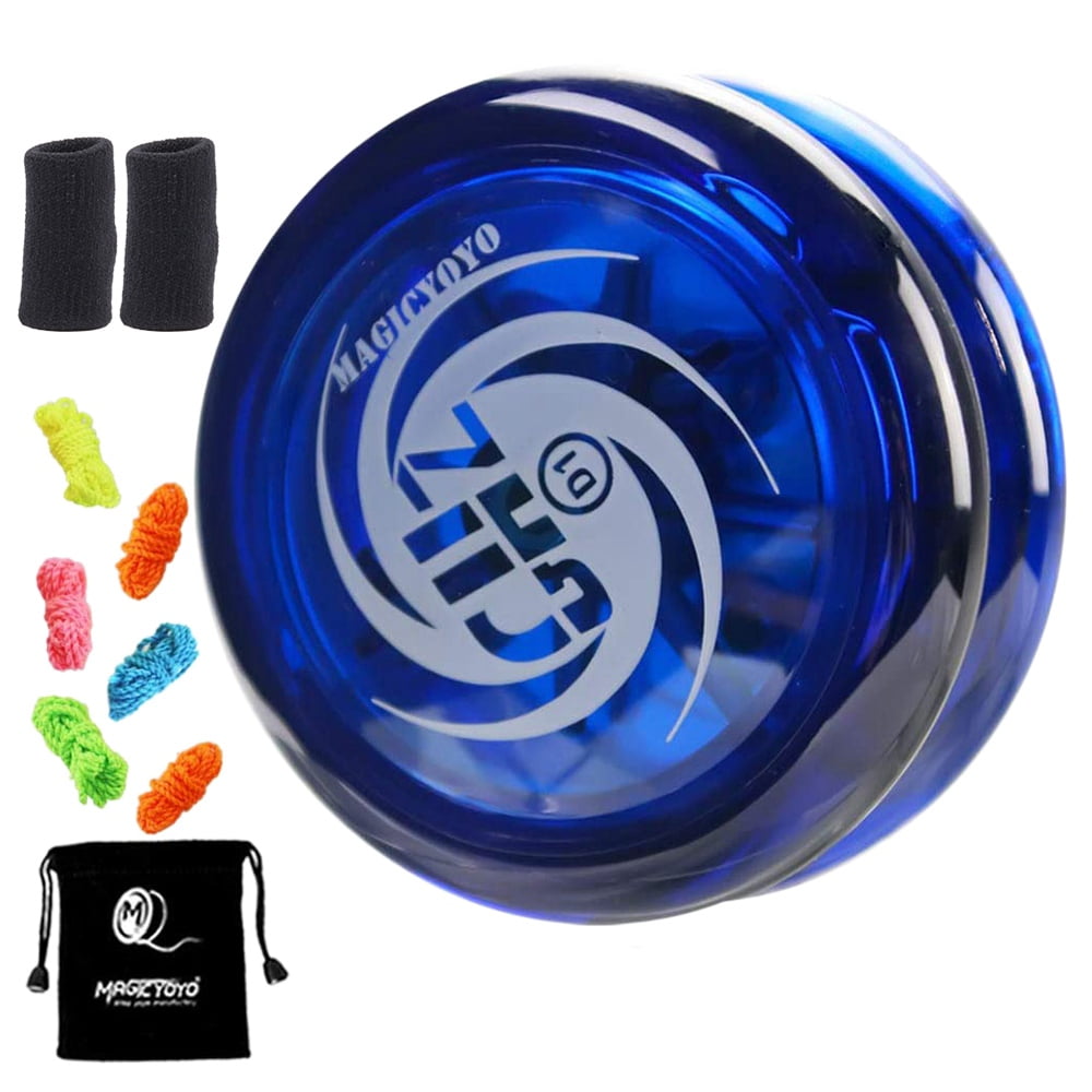MAGICYOYO Yoyo,for Kids with Yoyo Strings+Finger Cot+Yoyo Bag,Blue