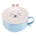 thumbnail image 2 of Clearance Under $1.99 Instant Noodle Bowl with Lid and Handle Stainless Steel Portable Soup Bowl for College Dorm Office, 2 of 5