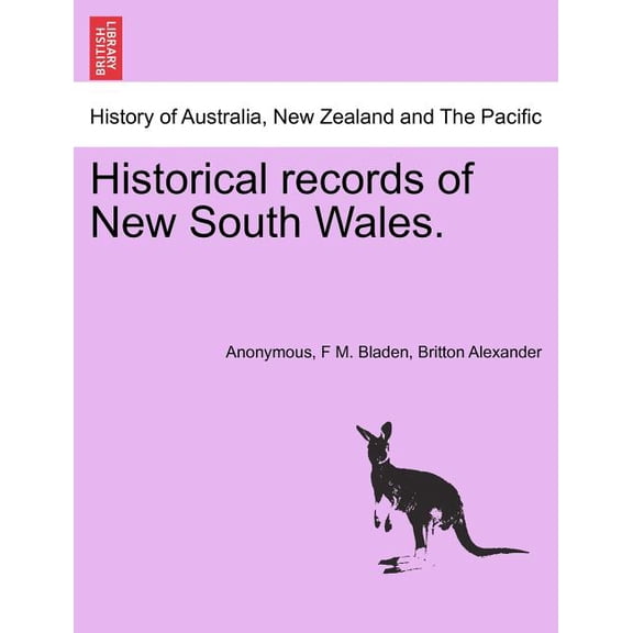 Historical records of New South Wales. (Paperback)