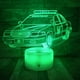 thumbnail image 3 of 3D Police Car Night Light Led Touch Switch Decor Table Desk Optical Illusion Lamps 7 Color Changing Lights LED Table Lamp Xmas Home Love Birthday Children Kids Decor Toy Gift, 3 of 5
