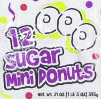 Snacks Mini Sugar Donuts, 21 oz