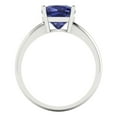 thumbnail image 4 of Clara Pucci 14K White Gold 2.5ct Tanzanite Solitaire Ring for Women, 4 of 7
