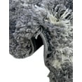 thumbnail image 6 of Unique Loom Soft Touch Shag Collection Area Rug - Dora (2' x 6' 9" Runner Pebble Gray/Ivory), 6 of 7