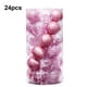 thumbnail image 2 of Worallymy Adornos de bolas colgantes de Navidad, 24 piezas Adornos de Navidad rojos y blancos inastillables para la decoración de la boda de la fiesta de Navidad Worallymy JD735895324, 2 of 5