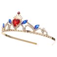 thumbnail image 4 of Shisuyan Metal Crown-shaped Headband Princesses Hair Clasp Hair Accessory For Kids Girls, 4 of 8