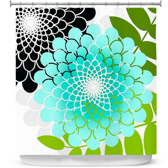 Shower Curtains 70" x 93" from DiaNoche Designs by Tina Lavoie - Rainforest