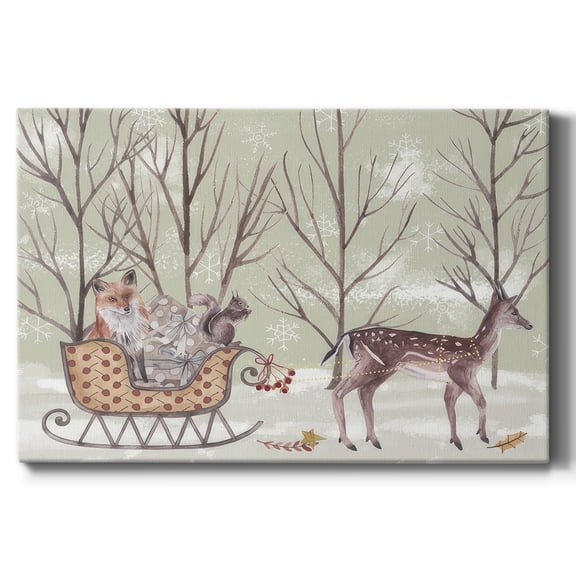 Christmas Time I- Gallery Wrapped Canvas