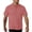 Red, variant on Lumeqa Mens Short Sleeve Striped Polo Shirt Casual Shirts for Men Slim Fit Tops for Golf Daily Wear Office Weekend Outings
