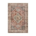 thumbnail image 3 of Lahome Washable Rug, 2x3 Small Boho Rug,Ultra Soft Rugs for Entryway, Non-Slip Entry Rugs Oriental Low-Pile Indoor Mat Floor Carpet for Entrance Bedroom Kitchen Bathroom Foyer Decor,Terracotta, 3 of 9