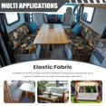 thumbnail image 3 of FOR U DESIGNS Hunting Camo Pattern 2 Pieces RV Dinette Cushion Covers Scratch-Resistant RV Couch Cover Wear-Resistan Sofa Furniture Protector Camper Seat Covers Dinette Booth, 3 of 7