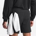 thumbnail image 4 of zuwimk Gym Shorts For Men,Men's Summer Shorts Stripe Slim Fit Flat Front Chino Short Pants Black,XXL, 4 of 5