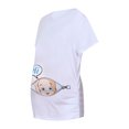thumbnail image 4 of Shldybc Maternity Summer Clothes, Women Short Sleeve Letter Print Tops T-shirt Pregnancy Clothes, Plus Size Tops for Women, Summer Savings Clearance, 4 of 7