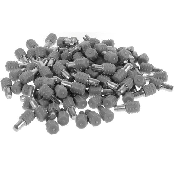 FRCOLOR 200 Pcs Laminate Butt Liner Liners Bookshelf Cabinets Silver