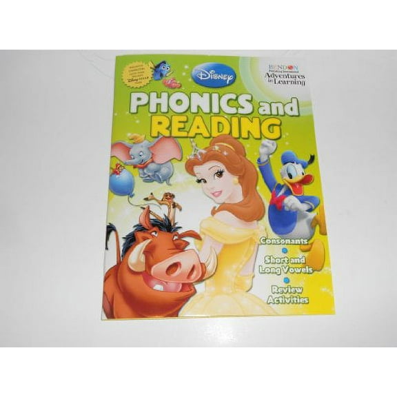 Pre-Owned Disney Adventures in Learning Phonics & Reading Workbook (Grade 1)