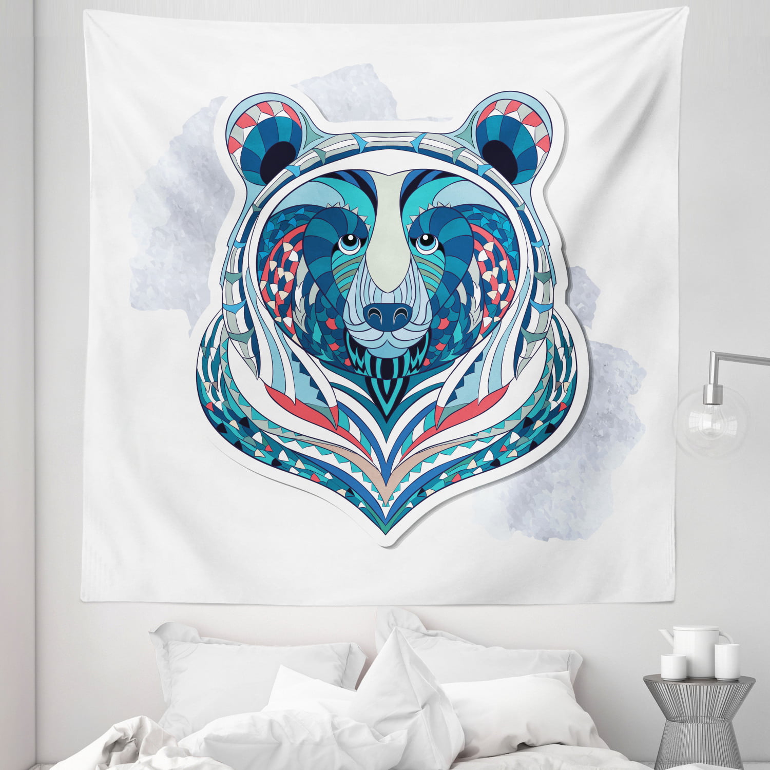 Totem Print Tapestry Wall Hanging Blanket Table Cloth Bedspread Throw Home Decor 