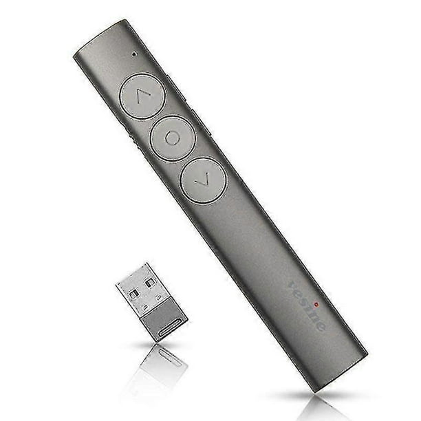 Vesine V9 Rechargeable Wireless Presenter Red Laser Flip Pen Ppt Laser Page Pen Clicker Presentation