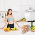 thumbnail image 4 of Ganfancp Huevera Estilo Deslizante Huevera Estilo Deslizante Estanteria Refrigerador Lateral Cuatro Capas Antis Drop Caja Recogedora de Huevos Liquidación 1* Caja para Huevos, 4 of 6