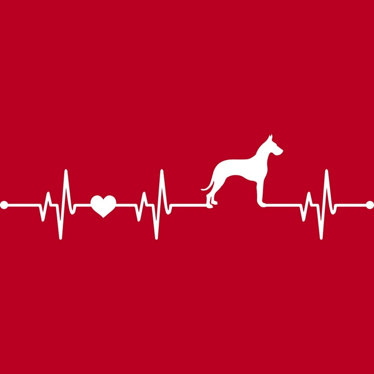 Funny Dog Heartbeat Great Dane T-Shirt For Dog Lover Gift Funny Dog Heartbeat Great Dane T-Shirt For Dog Lover Gift