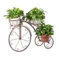 thumbnail image 2 of Estante de flores Zulema estilo europeo soporte multiusos para plantas de metal cobre, 2 of 4