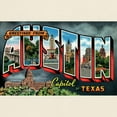 thumbnail image 3 of CafePress - City Of Austin Postcard Light T Shirt - Light T-Shirt - CP, 3 of 4