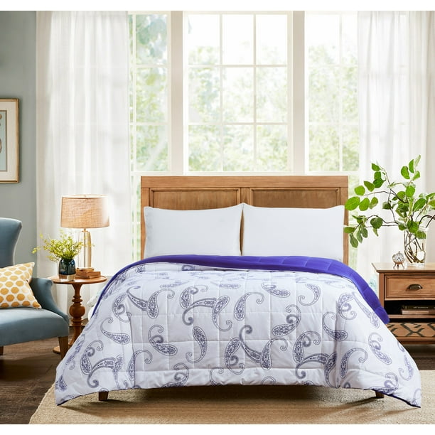 All Seasons Paisley Print King Down Alternative Comforter ...