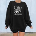 thumbnail image 2 of Fesfesfes Women Flannel Shirt Winter Sexy Round Neck Long Sleeve Tops Christmas Printed Regular Hoodies Sweatshirt Blouse Sale Clearance, 2 of 8