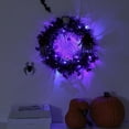 thumbnail image 5 of Sltwyw Halloween Wreath Spooky Graveyard Theme Door Hanging Pendant for Party Wall Decoration Front Porch Decor, 5 of 7