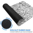 thumbnail image 6 of Long Mouse Pads for Desk,Football Icons Pattern Desk Mats on Top Of Desks, Desk Mouse Pad Extra Large with 3mm Non-Slip Base and Stitched Edge for Gaming,Office,Work,Home 31.5"x11.8", 6 of 6