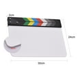 thumbnail image 3 of Writing board,Clapper Slate Cut 30 * 12 Clap With 9in Film Movie Blank Clap 12 * 9in Movie Clapper Slate Cut Scene Blank Film Movie Clapper * 9in Film * 12 * Slate Cut Scene Hunya Rusuo, 3 of 6