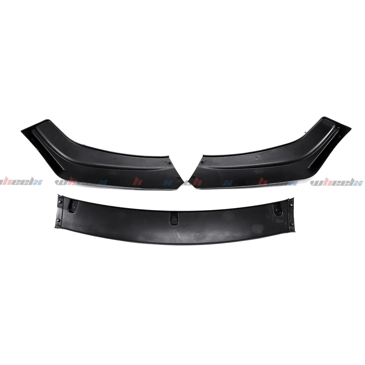 3Pcs Front Bumper Lip Compatible with 2016-2020 Honda Civic, JDM Air Dam Lower Chin Splitter 4 Door Sedan Hatchback Protection Body Kit 2016 2017 2018 2019 2020 (Glossy Black)