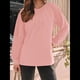 thumbnail image 4 of Camisas de Larga para Mujer, Blusas de Encaje, Ropa Informal de Negocios, Moda de Otoño, Blusas Tejidas Y2k Rosa S, 4 of 8