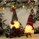 thumbnail image 2 of Adorno de anciano del bosque con luz Rudolph the Gnome Adorno de muñeca sin rostro Decoración de Navidad Decoración de vacaciones, 2 of 8