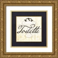 thumbnail image 1 of Perrenoud, Aubree 26x26 Gold Ornate Wood Framed with Double Matting Museum Art Print Titled - Toilette - Sink, 1 of 4