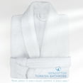 thumbnail image 5 of American Soft Linen, 100% Cotton Turkish Bathrobe - Soft, Absorbent, & Luxurious for Women, 3X-Large - White, 5 of 9