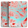 thumbnail image 2 of DesignSkinz Swirling Pink and Mint Acrylic Marble Full-Body Skin Decal Wrap Cover for iPad Pro 12.9” 3rd Gen (A1876/A1895/A2014), 2 of 4