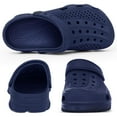 thumbnail image 3 of Litfun Unisex Garden Clogs Shoes with Arch Support Soft Slip-on Sandals for Women and Men, Navy Blue, 3 of 7