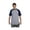 ATH HTHR/ NAVY, variant on Men's Rib Knit Collar Baseball Jersey, Style 423A