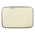 thumbnail image 2 of Aqua and Off White Lattice Paw Pet Mat, 2 of 5