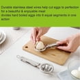 thumbnail image 3 of Best Utensils Stainless Steel Egg Slicer Wedger Cutter, Divides Hard Boiled Eggs Into 6 Equal Segments In One Action, 3 of 5