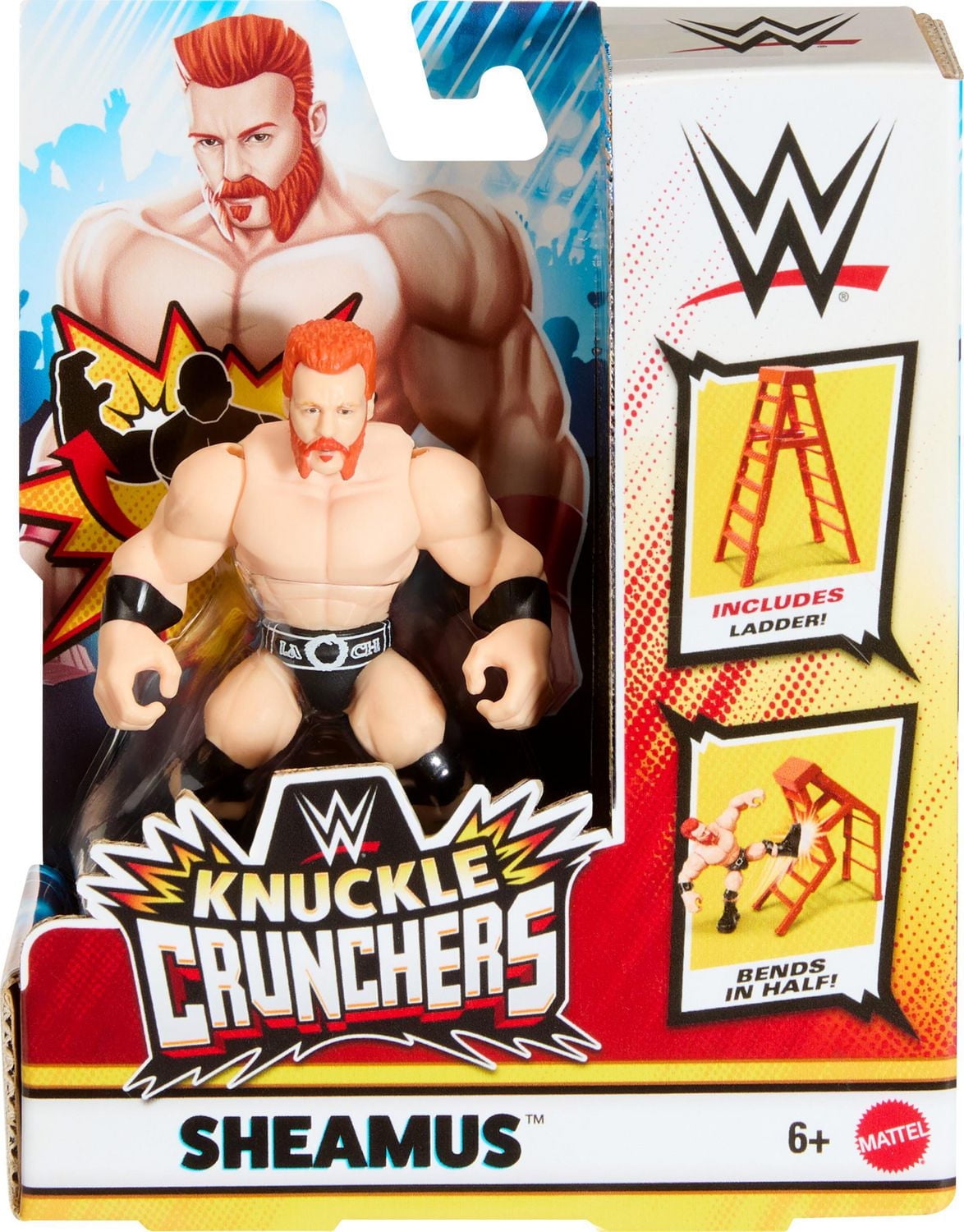 WWE Knuckle Crunchers Figurine articulée et acc. Sheamus