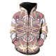 thumbnail image 1 of Sudadera con capucha estilo ucraniano para hombre, con cremallera, para adolescentes, de gran tamaño, con capucha, estilo hip hop, con estampado 3D, gran oferta 2024, informal y genial., 1 of 6