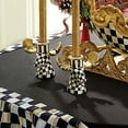thumbnail image 2 of Mackenzie-Childs Courtly Check Moose Candlesticks, 2 of 2