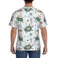 thumbnail image 2 of Rocae Turtle and Sea Life for Men's Moisture-Wicking Crew Tee - T-Shirt for Sports, Outdoor Activities, and Casual WearXX-Large, 2 of 9
