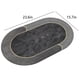 thumbnail image 3 of Alfombra de baño Respaldo de goma antideslizante súper absorbente | Alfombrilla de baño moderna lavable | Secado rápido, sin derrame, antiolor | para bañera, cuarto de ducha, lavabo, lavandería, 3 of 8