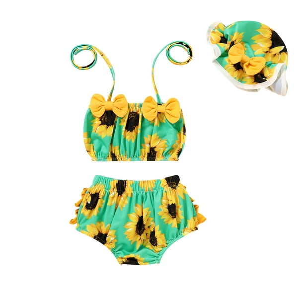 Younger Tree Toddler Baby Girl Bikini Swimsuits Set Summer Beach
