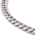 thumbnail image 2 of 1 pc Non-Tarnish 304 Stainless Steel Curb Chains Necklace with Wolf Clasps for Men Women Stainless Steel color 23.78 inch(60.4cm), 2 of 5