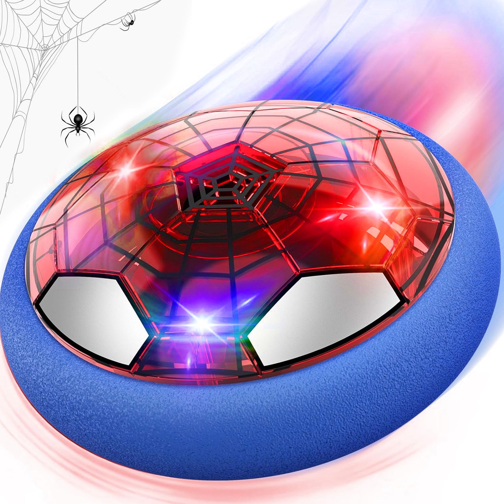 Jaawind Hover Soccer Ball Toys for Boys Girls, Indoor Floating Air Soccer Ball with LED Light, Birthday Gifts for Kids Age 3 4 5 6 7 8 Years Old