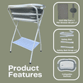 thumbnail image 5 of Collapsible Pet Bathtub with Stand: Portable Dog Washing Station, 5 of 12