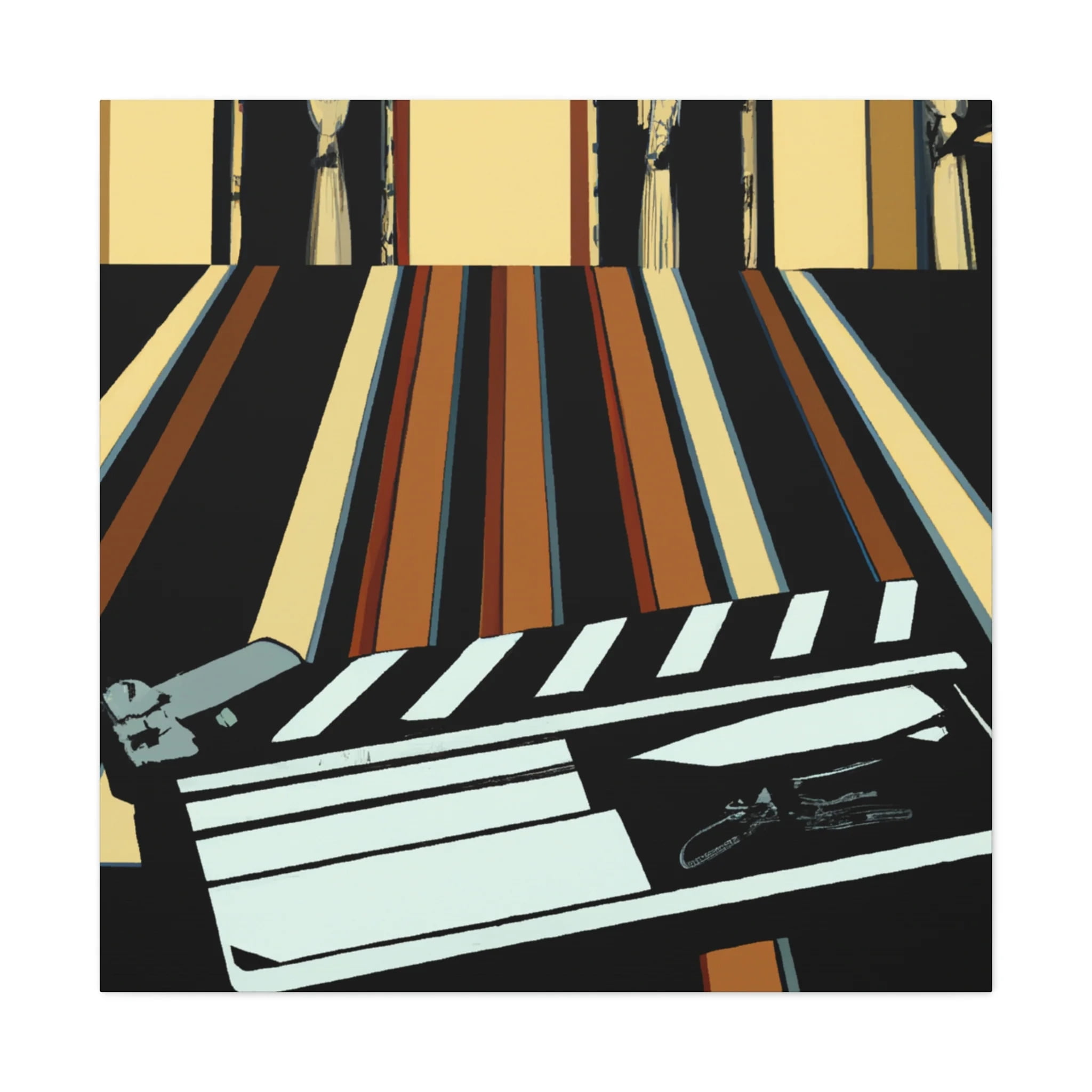 Clapboard in Cinema Motion Canvas