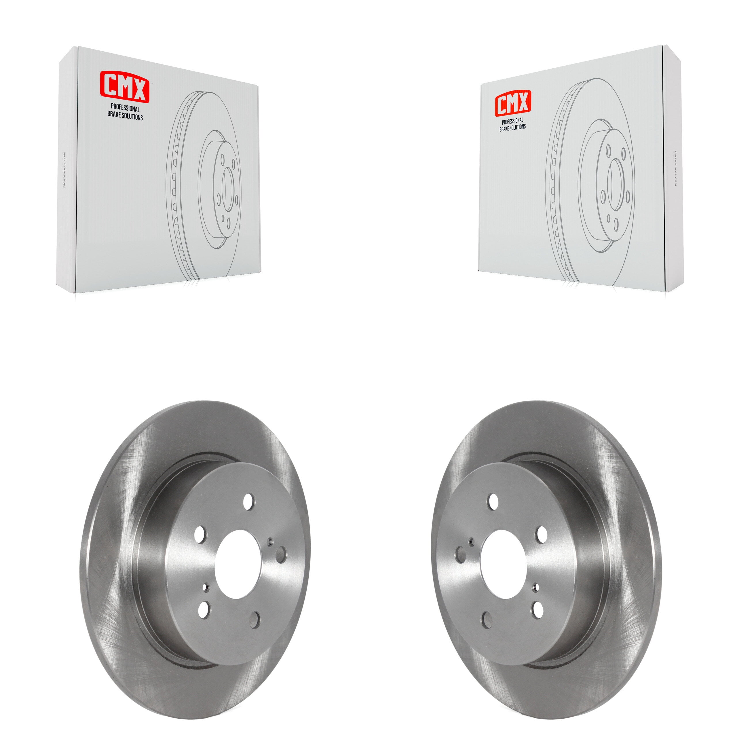CMX Rear Disc Brake Rotors Pair for Car Toyota C-HR K8-101802